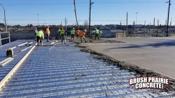 Finished concrete surface