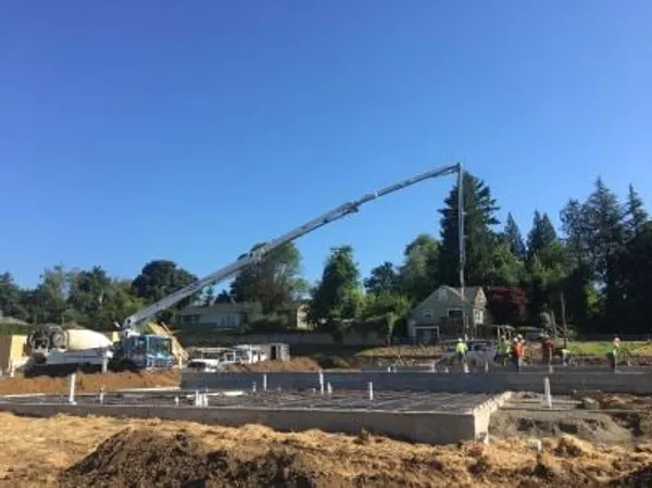 Concrete project site